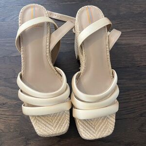 Sam Edelman Tibby raffia platform sandal